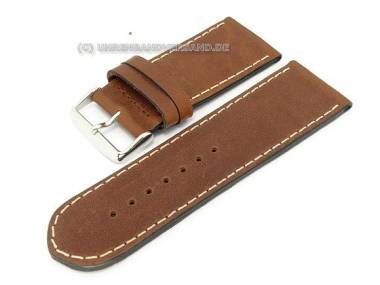 Uhrenarmband -Chrono XL- 30mm braun Kalbleder glatt von Birkenstock (Schlie�enansto� 28 mm) - Bild vergr��ern 