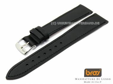 Uhrenarmband Bros -Toscano- XL 20mm schwarz - Bild vergr��ern 