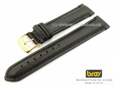 Uhrenarmband Bros -Glamour- 22mm schwarz - Bild vergr��ern 