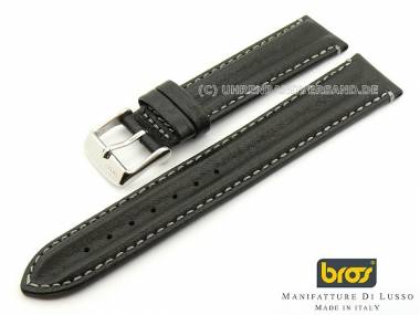 Uhrenarmband Bros -Dolphin- 22mm schwarz - Bild vergr��ern 