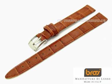 Uhrenarmband Bros -Stampa Alligatore- 10mm braun - Bild vergr��ern 