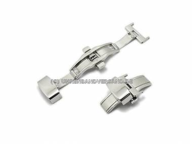 PREISTIPP: Butterfly-Faltschlie�e (HeBFS-01) 20mm Edelstahl poliert mit Dr�ckern - Bild vergr��ern 