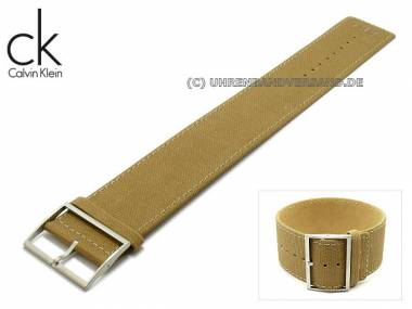 Uhrenarmband CALVIN KLEIN Textil/Leder beige f�r K37156 - Bild vergr��ern 