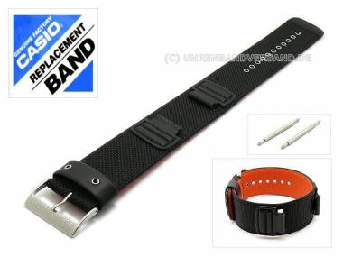 CASIO Ersatz-Uhrenarmband 16mm schwarz Textil (10202000) Unterlagenband f�r DW-5600B, G-353B - Bild vergr��ern 