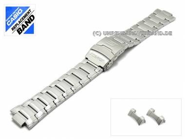Ersatz-Uhrenarmband CASIO 20mm Edelstahl (10260272) Rundansto� f�r EFA-121D - Bild vergr��ern 