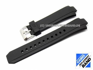 CASIO Ersatz-Uhrenarmband schwarz Kunststoff (10361978) Spezialansto� f�r EQW-A1000B, EQW-M1100C - Bild vergr��ern 