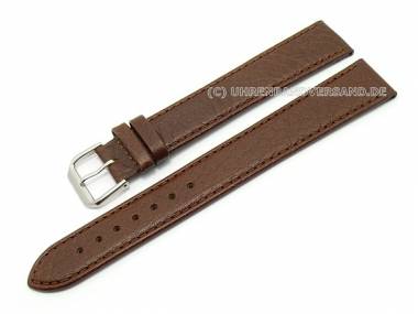 Uhrenarmband XL superlang 22mm braun Leder Kamelnarbung (Schlie�enansto� 18 mm) - Bild vergr��ern 