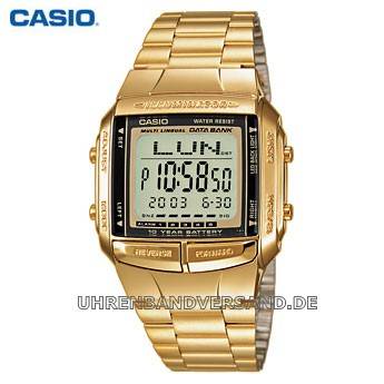 Herrenuhr DB-360GN-9AEF goldfarben mit Digitalanzeige von Casio (*CA*HU*) - Produktbild 