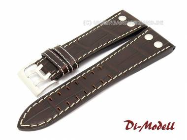 Uhrenarmband 26mm dunkelbraun Di-Modell -Venezuela- - Bild vergr��ern 