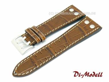 Uhrenarmband 26mm hellbraun Di-Modell -Venezuela- - Bild vergr��ern 