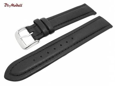 Uhrenarmband 18mm schwarz Di-Modell -Cashmere- (Schlie�enansto� 16 mm) - Bild vergr��ern 