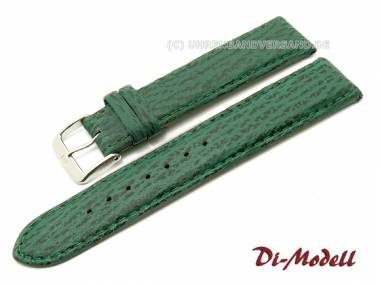 Uhrenarmband 19mm gr�n Di-Modell echt -Haifisch Waterproof- (Schlie�enansto� 18 mm) - Bild vergr��ern 