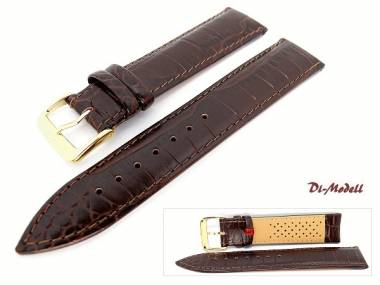 Uhrenarmband 18mm dunkelbraun Di-Modell -Orlando- (Schlie�enansto� 16 mm) - Bild vergr��ern 