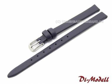 Uhrenarmband 10mm XL dunkelblau Di-Modell -Nappa waterproof- glatt (Schlie�enansto� 9 mm) - Bild vergr��ern 
