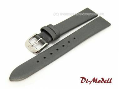 Uhrenarmband 12mm grau Di-Modell -Media- Textil-Look glatt ohne Naht - Bild vergr��ern 