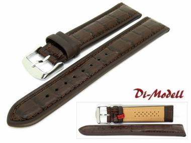 Uhrenarmband kurz 18mm dunkelbraun Di-Modell -Imperator waterproof- (Schlie�enansto� 18 mm) - Bild vergr��ern 
