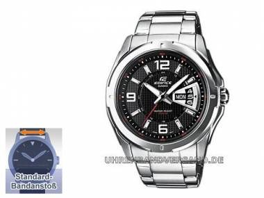 Herrenuhr Edifice EF-129D-1AVEF Ziffernblatt schwarz mit Edelstahlband von Casio (*CA*HU*) - Produktbild 