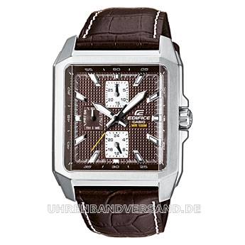 Herrenuhr Edifice EF-333L-5AVEF Ziffernblatt braun mit Lederband von Casio (*CA*HU*) - Produktbild 