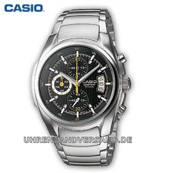 Herrenuhr Edifice EF-512D-1AVEF Chronograph Ziffernblatt schwarz von Casio (*CA*HU*) - Produktbild 