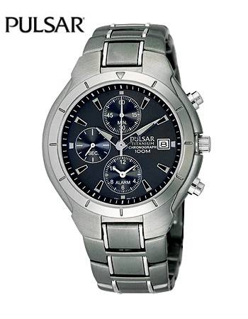 Alarm-Chronograph Titan Ziffernblatt anthrazit von Pulsar (*PR*HU*) - Produktbild 