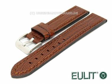Uhrenarmband 24mm braun EULIT -Teju-Look- abgen�ht matt - Bild vergr��ern 