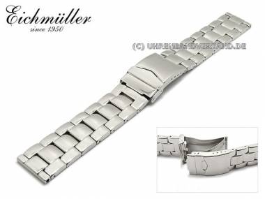 Uhrenarmband Edelstahl 22mm massiv schwere Ausf�hrung Hochglanz von Eichm�ller - Bild vergr��ern 