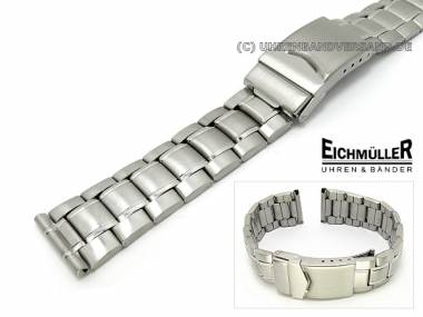 Uhrenarmband 18mm Edelstahl teilweise poliert silberfarben von Eichm�ller  - Bild vergr��ern 