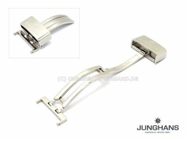 Faltschlie�e JUNGHANS 20mm Edelstahl poliert f�r 011/1801, 012/1805, 017/1010, 035/1800 etc. - Bild vergr��ern 