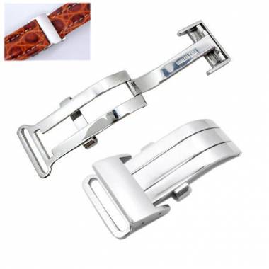 Faltschlie�e (RiKFS-201) 18mm Edelstahl poliert passend f�r BREITLING - Bild vergr��ern 