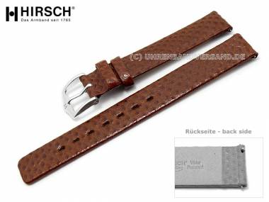 Uhrenarmband -Aqualino- 14mm braun Wasserschlange Easy Change von HIRSCH (Schlie�enansto� 14 mm) - Bild vergr��ern 