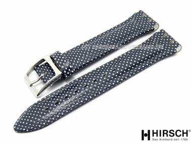 Uhrenarmband -California- 19mm dunkelblau Lochpr�gung passend f�r Swatch von HIRSCH - Bild vergr��ern 