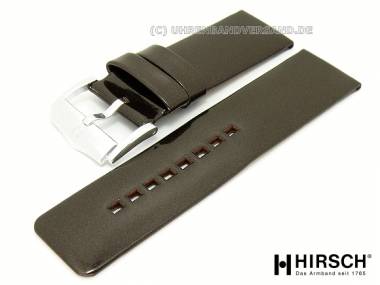 Uhrenarmband -Fashion- 24mm graphit glatt ohne Naht von HIRSCH - Bild vergr��ern 