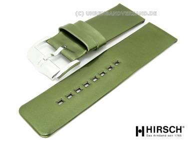 Uhrenarmband -Fashion- 26mm gr�n glatt ohne Naht von HIRSCH - Bild vergr��ern 