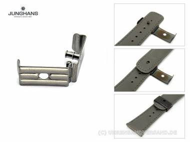 Klappschlie�e JUNGHANS 16mm Titan matt f�r 037/1430, 037/4502, 037/4705, 037/4706 etc. - Bild vergr��ern 
