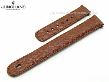 Ersatzband Junghans 16mm braun Leder elegant genarbt 037/3300, 037/4410, 037/5200, 037/7430 - Bild vergr��ern 