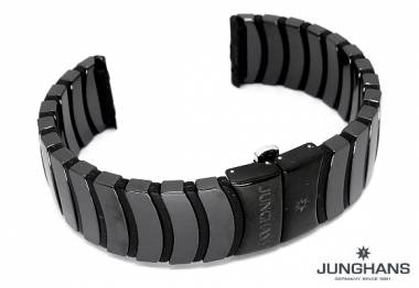 Ersatzband Junghans 20mm schwarz Keramik/Silikon f�r Modell 018/1031, 018/1032, 018/1110 etc. - Bild vergr��ern 