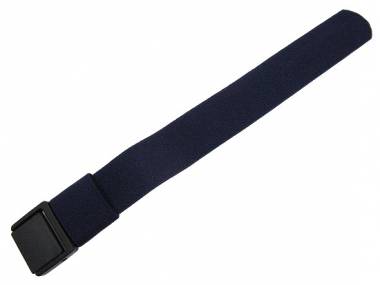 Uhrenarmband 25mm (Small) dunkelblau -Stretch- Synthetik Durchzugsband - Bild vergr��ern 