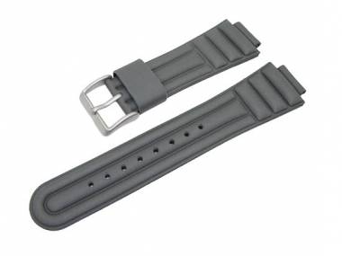 Uhrenarmband -Seal- 16mm grau u.a. geeignet f�r Casio Pro Trek von Band-It - Bild vergr��ern 