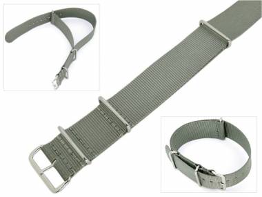 Uhrenarmband 24mm feldgrau  NATO-Durchzugsband - Bild vergr��ern 