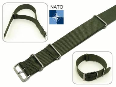 Uhrenarmband 18mm oliv NATO-Durchzugsband - Bild vergr��ern 