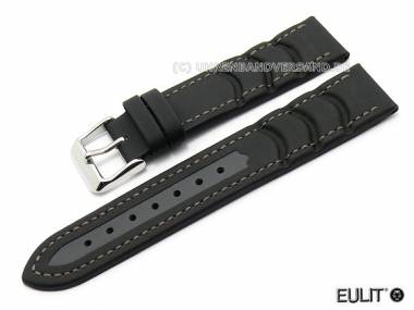 Uhrenarmband 20mm schwarz EULIT -Surfer- - Bild vergr��ern 
