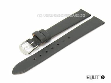 Uhrenarmband -Lorica- 14mm dunkelgrau fein genarbt von EULIT - Bild vergr��ern 