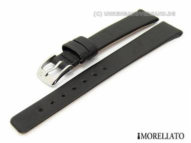 Uhrenarmband -Shine Metal- 14mm schwarz Textil seidenglanz von MORELLATO - Bild vergr��ern 