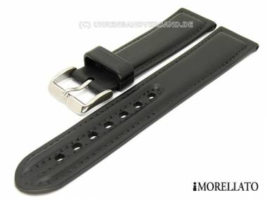 Uhrarmband -Duncan- 18mm schwarz Silikon wasserfest von MORELLATO - Bild vergr��ern 