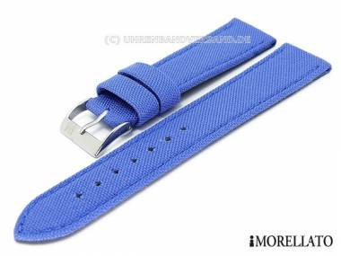 Uhrarmband 18mm blau -Cordura- Textilsynthetik abgen�ht von MORELLATO - Bild vergr��ern 