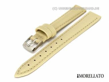 Uhrarmband 14mm beige -Techno- Textillook abgen�ht von MORELLATO - Bild vergr��ern 