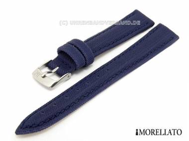 Uhrarmband 14mm dunkelblau -Techno- Textillook abgen�ht von MORELLATO - Bild vergr��ern 