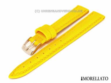Uhrarmband 14mm gelb -Techno- Textillook abgen�ht von MORELLATO - Bild vergr��ern 