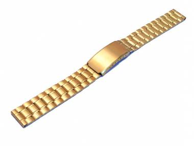 Uhrenarmband 16mm Edelstahl elegant goldfarben - Bild vergr��ern 