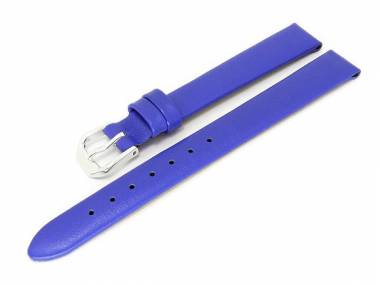 Uhrenarmband 12mm blau glatte Oberfl�che ohne Naht - Bild vergr��ern 